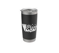 Maman Pizza Mangeuse de Pizza Mère Pizzaïolo Gobelet isotherme en acier inoxydable double paroi
