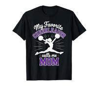 Maman Pom-Pom Girl, ma Fille préférée, Mauve T-Shirt