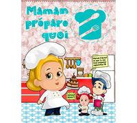 MAMAN PRÉPARE QUOI: Cahier de recettes pour les mamans; Plus de 70 recettes à noter, à préparer et à évaluer. Réjouissez-vous, vos camarades, vos ... | "8.5 x 11" (21.59 x 27.94 cm) Inch size