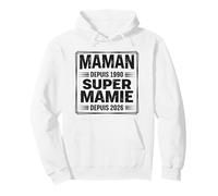 Maman Puis Super Mamie Annonce Grossesse Future Mamy Sweat à Capuche