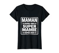Maman Puis Super Mamie Annonce Grossesse Future Mamy T-Shirt