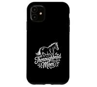 Maman Pur-Sang Racing Horse Pride Equestrian Coque pour iPhone 11