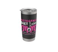 Maman qui aime le régime cétogène Le régime pauvre en glucides Le régime cétogène Gobelet isotherme en acier inoxydable double paroi