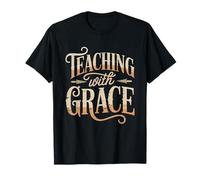 Maman Qui Fait L'école Enseigner avec Grâce Christian Foi T-Shirt