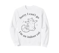 Maman Ragdoll Sorry I Can't go I'm an Indoor Cat Sweatshirt