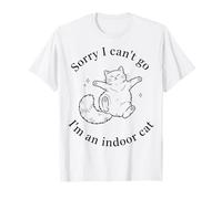 Maman Ragdoll Sorry I Can't go I'm an Indoor Cat T-Shirt