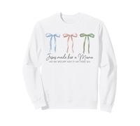 Maman Religieuse chrétienne mère nœud Coquette Maman Sweatshirt