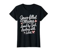 Maman remplie de grâce aimée par Dieu menant avec amour T-Shirt