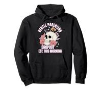 Maman sarcastique et gentille qui abandonne ses études Narky Retro Skull Mom Sweat à Capuche