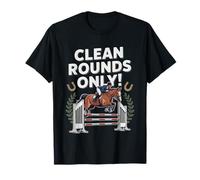 Maman Saut D Obstacles Équitation Concours Hippique T-Shirt