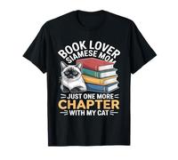 Maman siamoise passionnée de Livres, Encore Un chapitre avec Mon Chat T-Shirt