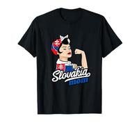 Maman slovaque Femme forte Racines slovaques Slovaquie T-Shirt