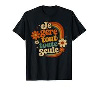 Maman Solo Mère Famille Retro Vintage T-Shirt