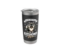 Maman Spitz Loup Gobelet isotherme en acier inoxydable double paroi