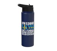 Maman suédoise comme une maman normale sauf la Suède plus cool Stainless Steel Insulated Water Bottle