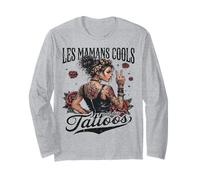 Maman Tatouée Cool Cadeau Fête des Mères Anniversaire Manche Longue