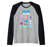 Maman UnderSea Birthday Party Ocean Boy and Sea Animals Manche Raglan