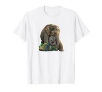 Mamans, Mamans Amour, éléphants T-Shirt Graphique avec Valeur, Homme, Blanc, L