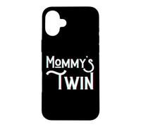 Mamany's Twin Funny Mom Mama Ma Girls Boys Son Girl Boy Twins Coque pour iPhone 16 Plus