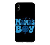 Mama's Boy Groovy Mom of Boys Mère-Fils Maternité Maman Vie Coque pour iPhone XS Max