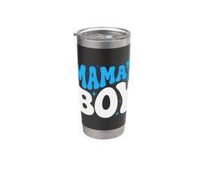 Mama's Boy Mère-fils Maman de garçons Maternité Maman Vie Gobelet isotherme en acier inoxydable double paroi
