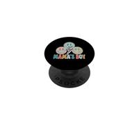 Mama's Boy Rétro Maman de garçons Mère Fils Maternité Maman Vie PopSockets PopGrip Adhésif