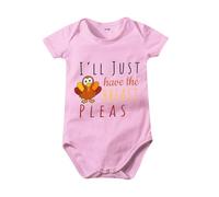 Mamas Boy Vêtements pour bébé sans manches Couleur unie Barboteuse confortable à porter à la maison Tenues avec fermeture éclair Body bébé garçon 92, Rose, 0-3 mois