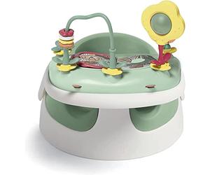 Mamas & Papas Baby Snug Siège et plateau d’activité confortables pour bébé avec fonctions réglables, excellent soutien, stable et facile à nettoyer, Eucalyptus
