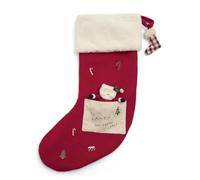 Mamas & Papas My First Christmas 2025 Chaussette de Père Noël Rouge