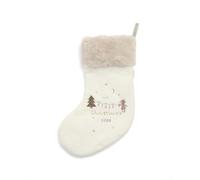 Mamas & Papas My First Christmas 2025 Petite chaussette Blanc