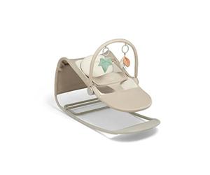 Mamas & Papas Tempo Basculeur/Transat 3 en 1, léger, harnais à 3 points et barre de jouets magnétique facilement amovible, sable