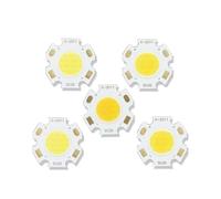 MAMA'S PEARL 5 pièces haute Lumen 3W 5W 7W 10W Ra≥ 80 LED COB Bridgelux puce 20 * 20mm Diode électroluminescente for bricolage projecteur Downlight accessoires(4000K Natural light,7W 300mA 5pcs)