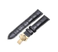 MAMA'S PEARL Bracelet de montre en cuir véritable adapté for Tissot for Le Locle T41 T006 PRC200 Bracelet de montre 18 19 20 21 22mm Bracelet de ceinture de poignet 1853 Bracelet de montre(Black gold