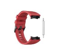 MAMA'S PEARL Bracelet De Rechange En Silicone Noir For AMAZFIT T-Rex 2, Bracelet De Sport Réglable For Homme Avec Outil De Démontage(Red)