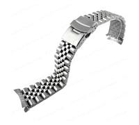 MAMA'S PEARL Bracelet Métallique En Acier De Plongée De 22mm Adapté for La Montre For Casio MDV-106 MDV-107 Bracelet De Sport For Hommes Bracelet De Remplacement En Acier Inoxydable(C Style-Silver)