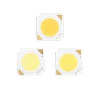 MAMA'S PEARL Bridgelux LED COB 3W 5W 7W 10W 12W 15W 18W 13mm, puce LED, Diodes intégrées, perles lumineuses for ampoule, projecteur, 3 pièces(3000K Warm White,12W DC36-39V)