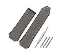 MAMA'S PEARL Hommes Bracelet De Montre Accessoires De Montre Bracelet En Cuir 19mm X 25mm Adapté For HUBLOT For La Série Big Bang Bracelet En Caoutchouc Sport Étanche Femme(Style 6)