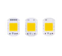 MAMA'S PEARL Lot de 5 ampoules LED COB 20 W 30 W 50 W AC 220 V IP65 intelligentes, sans pilote, projecteur à monter soi-même, lampe à puce d'extérieur(Warm White,220V 30W)