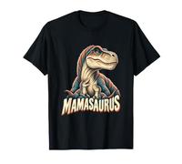 Mamasaurus Dinosaure Maman et Deux bébés Dinosaures T-Shirt