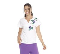 MAMATAYOE Haut Bellorita pour Femme, Blanc, Taille XXL