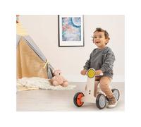 MamaToyz Draisienne 3 roues porteur en bois brut - 54 x 32 x 39 cm - MT2040
