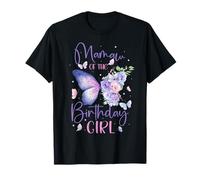 Mamaw of The Birthday Girl Papillon Party Assorti Famille T-Shirt