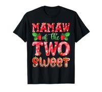 Mamaw of The Two Sweet Second Birthday Girl Strawberry T-Shirt