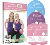 MamaWORKOUT - Fitness & Gymnastik für Schwangere - 4-DVD-Box zum Sparpreis ++ 1. Fit in der Schwangerschaft (2 DVDs) ++ 2. Pilates für Schwangere ++ ... Schwangere ++ von Expertin Verena Wiechers Vere