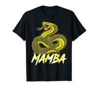 Mamba Serpent Serpent Noir Venimeux T-Shirt Graphique avec Valeur, Homme, Noir, M
