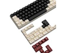 MAMBASNAKE 149 Touches Ensemble de Touches PBT Double Shot,Profil ASA,ANSI US Disposition pour TKL/61/68/87/98/104/108 Clavier Mécanique,Compatible avec Les Commutateurs Cherry MX Gateron Otemu Kailh