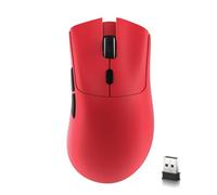 MAMBASNAKE × Attack Shark R1 59 g Souris de Jeu sans Fil légère tri-Mode, connectivité 2,4 GHz/Bluetooth/Filaire, 5 Boutons programmables, 6 DPI réglables jusqu'à 18 000, PixArt PAW3311-Rouge
