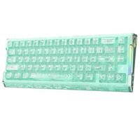 MAMBASNAKE Attack Shark R68 HE Clavier Rapid Trigger Fibre Carbone, Filaire 8KHz Magnétique, Précision RT 0,005mm, Touches Carbone Forgé, Amortissement Acoustique 6 Couches, Dual Driver, Vert