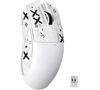 MAMBASNAKE Attack Shark X11SE Souris de jeu sans fil légère, trimode 2,4 G/USB-C filaire/BT, 22 K DPI, capteur optique PAW3311, 59 g, 5 boutons programmables, batterie 300 mAh pour PC/Mac (bande