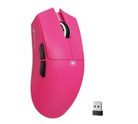 MAMBASNAKE Attack Shark X11SE Souris de jeu sans fil légère, trimode 2,4 G/USB-C filaire/BT, 22 K DPI, capteur optique PAW3311, 59 g, 5 boutons programmables, batterie 300 mAh pour PC/Mac (rouge baie)
